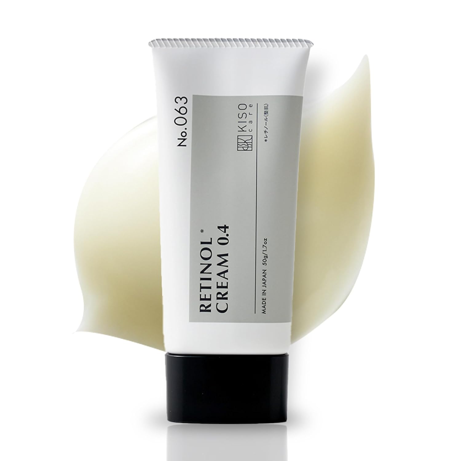 KisoCare Pure Retinol 0.4 Face Cream Niacinamide Bakuchiol RE 50g No.063