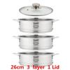 Basket with Double Ear Rice Cooker Pot Steaming Grid for Dumplings Drain Basket Kitchen Cooking Tool 304 Stainless Steel Steamer