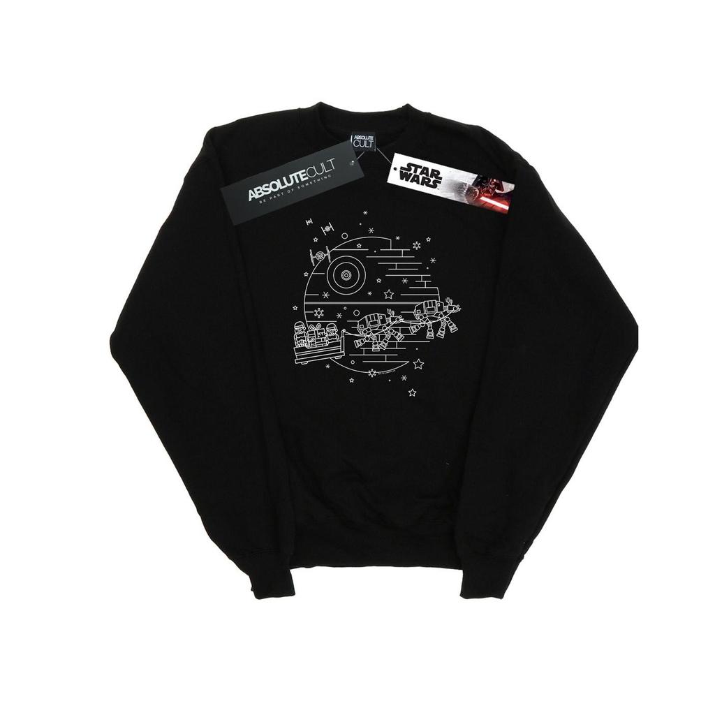 Star Wars Womens/Ladies Death Star Sleigh Sweatshirt
