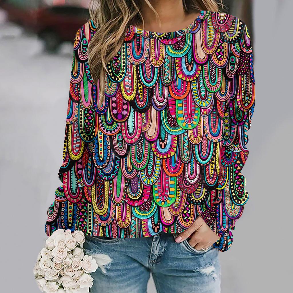 European and American Fashion  Women's Elegant V-neck Long Sleeve T-shirt