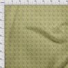 oneOone Cotton Flex Dark Mustard Fabric Floral Fabric For Sewing Printed Craft Fabric By The Yard 40 Inch
