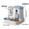 Dog Feeder Treat Feeding Pet Supplies Automatic Dog Food Dispenser For Kitten Puppy Small Medium Indoor Outdoor Home Living Room
