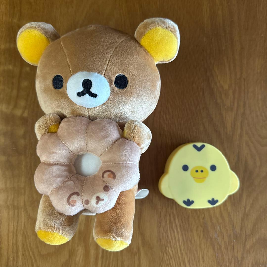 Rilakkuma Donut Makumaku Plush Toy Kiiroitori Happy Set