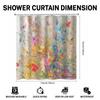 Colorful Butterfly Shower Curtain - Romantic Design, Ideal for Nature Lovers, Perfect Bathroom Decor Gift for Friends & Family