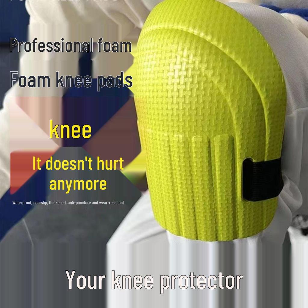 Knee Pads: Thick, Wear-Resistant, Moisture-Proof, Non-Constricting Protection for Ground Work and Flooring.