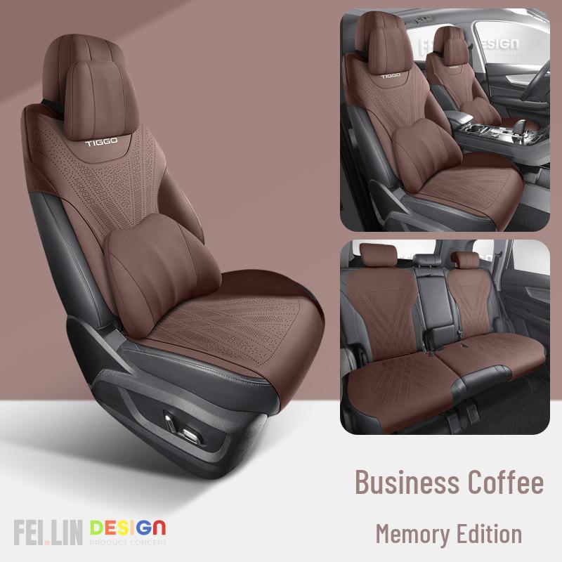 Universal Semi-Enclosed Car Seat Cushion for Tiggo 8 - Fits 5 & 7 Seaters, All-Season Comfort