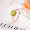 Natural Stone Rings Hetian Jade Small Sugar Adjustable Ring Party Wedding Jewelry Handmade Gift