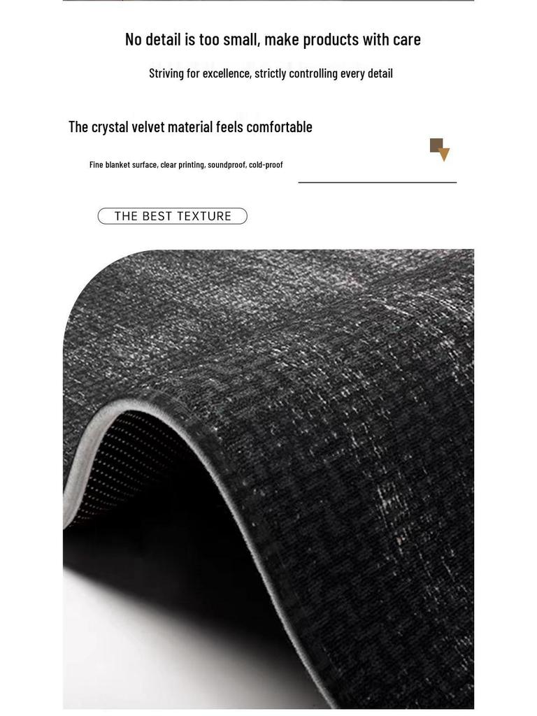 Waterproof Soundproof E-sports Rug for Boys' Bedroom - Easy To Clean, Thick and Durable