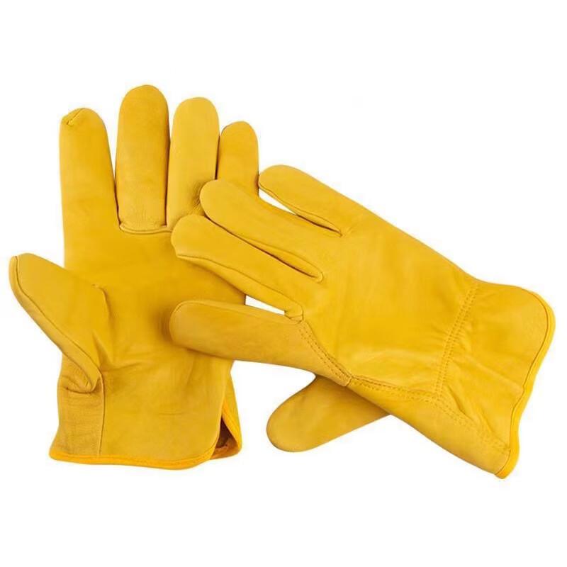 Soft First Layer Sheepskin Welding Work Gloves
