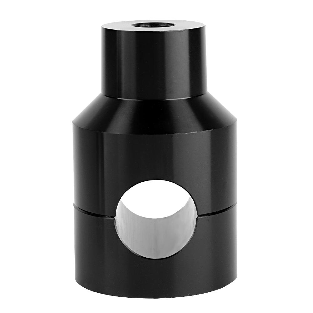 Pair Lift Handlebar Riser 22mm Aluminium Alloy for Motorcycle Modification (Black)