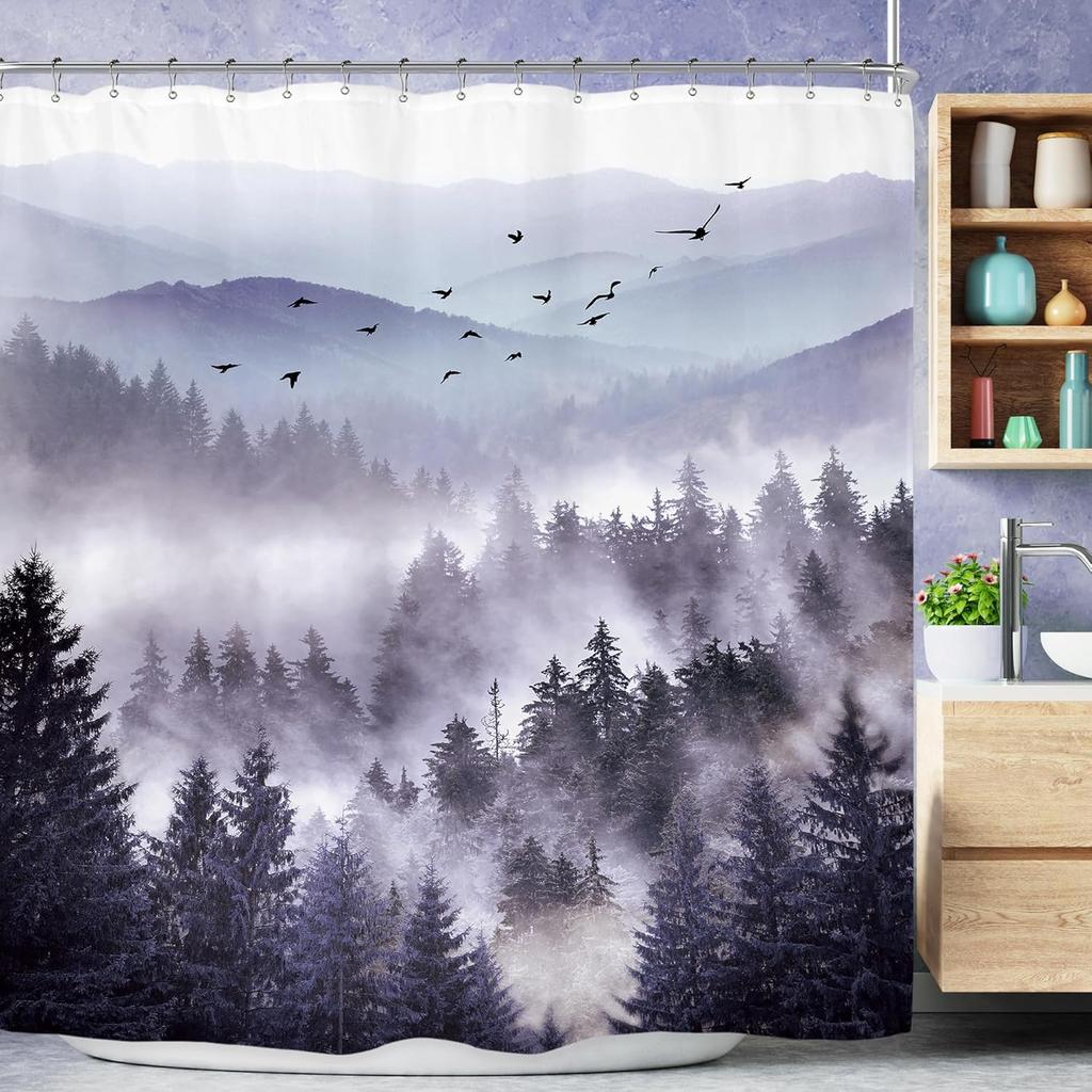 Home Shower Curtains for Bathroom Waterproof Fabric Modern Nordic Style Bathroom Curtains Shower Curtain 180x200 240x180 .