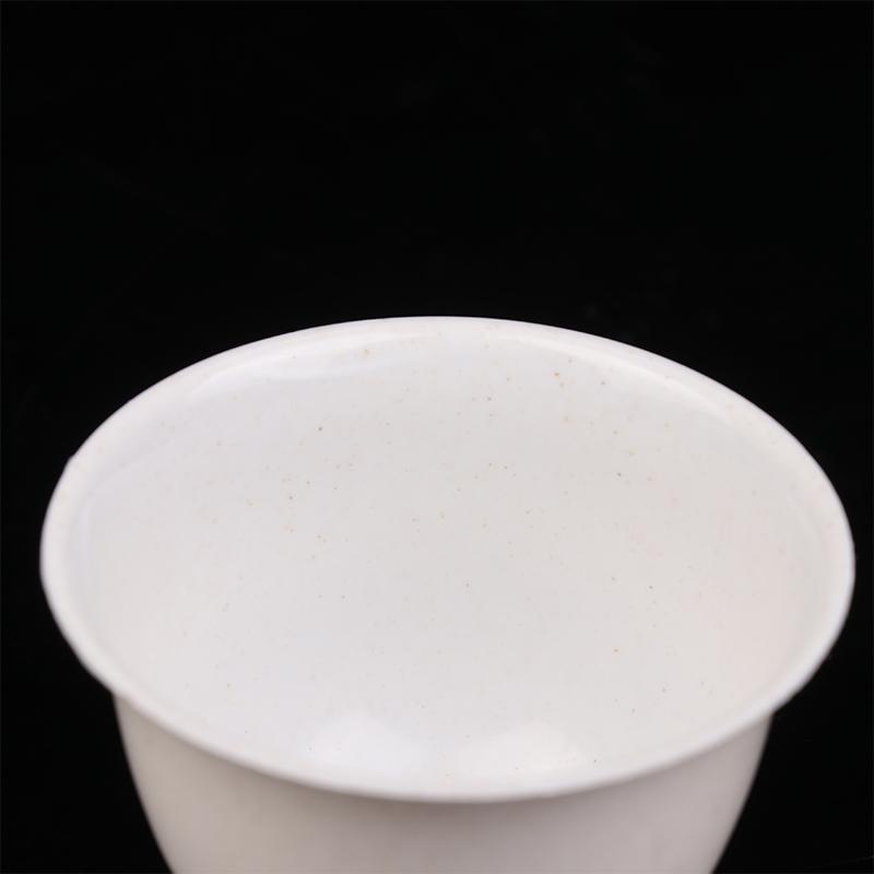 1Pc Transparent Cup Holder Or 50 Disposable Kung Fu Tea Cup Rice Husk Fiber Cup High Temperature Resistant Degradable Test Cups