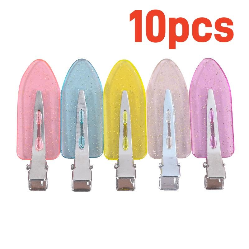 10/20PCS No Trace Hair Clips Handmade DIY Homemade Cream Gel Material Duckbill Clip Bottom Clip Bangs Clip Wash Side Clip Female