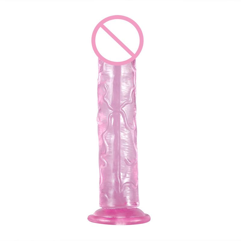 JiuXi Crystal Eggless Realistic Dildo - Large Size Adult Sex Toy for Women