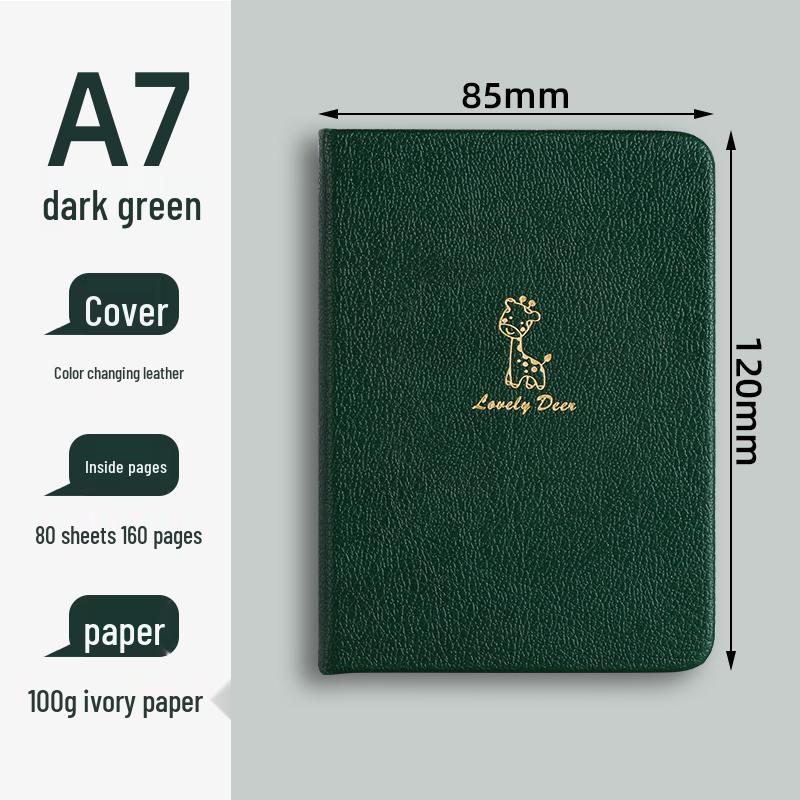 A7 Mini Pocket Notebook - Portable and Handy for Students