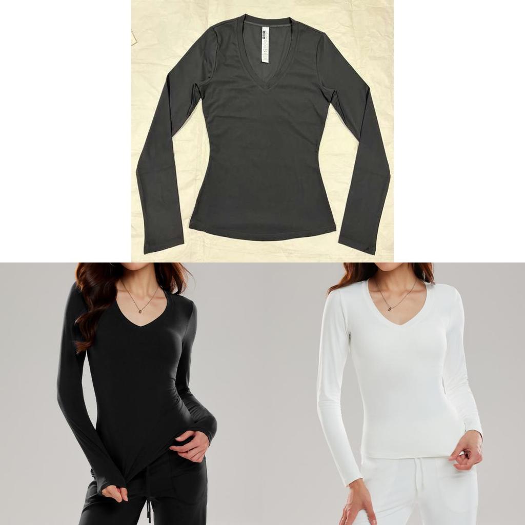 Womens Long Sleeve Yoga Shirt With Breathable Nylon Fabric For Fitness And Running