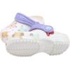 Crocs Classic Butterfly Graphic Clog Fashionable Comfortable Durable Low-Top Walking Shoes Baby clogs White Purple 211263-0WV