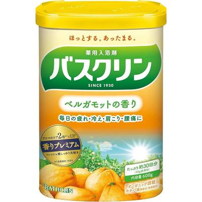 Baskulin Bath Additive Bergamot Scent 600g (about 30 Uses) Fatigue Recovery Quasi-Drug