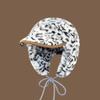 Korean Version Retro Leopard Print Plush Cap Men's and Women's Outdoor Skiing Flight Hat Winter Warm Cycling Ear Hat