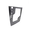 Carbon Fiber Central Gear Shift Panel Cover Trim For Toyota Corolla 2014-2018