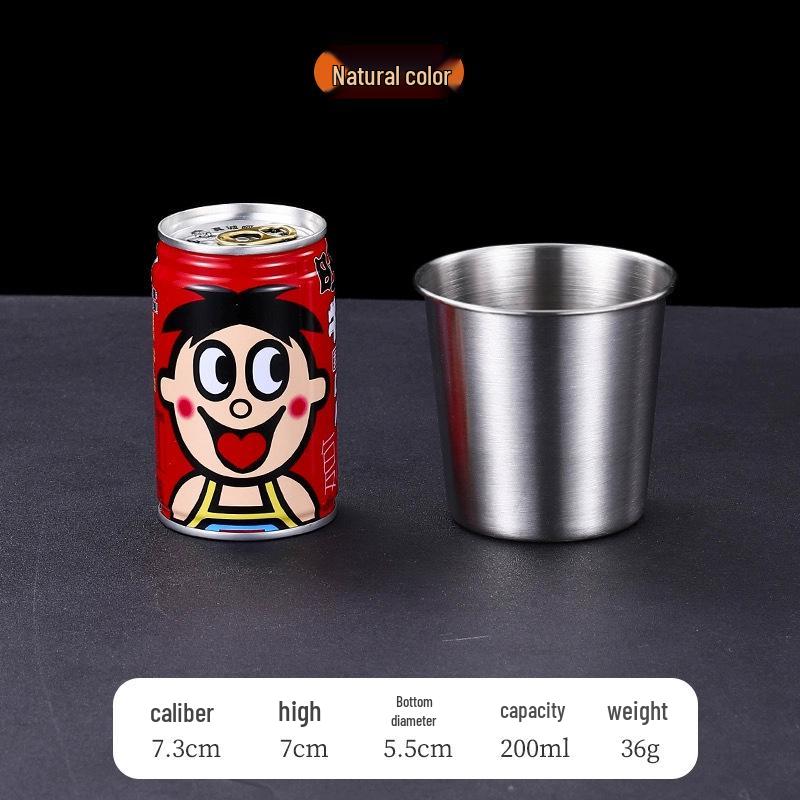 304 Stainless Steel Camping & Restaurant Cold Drink Cup