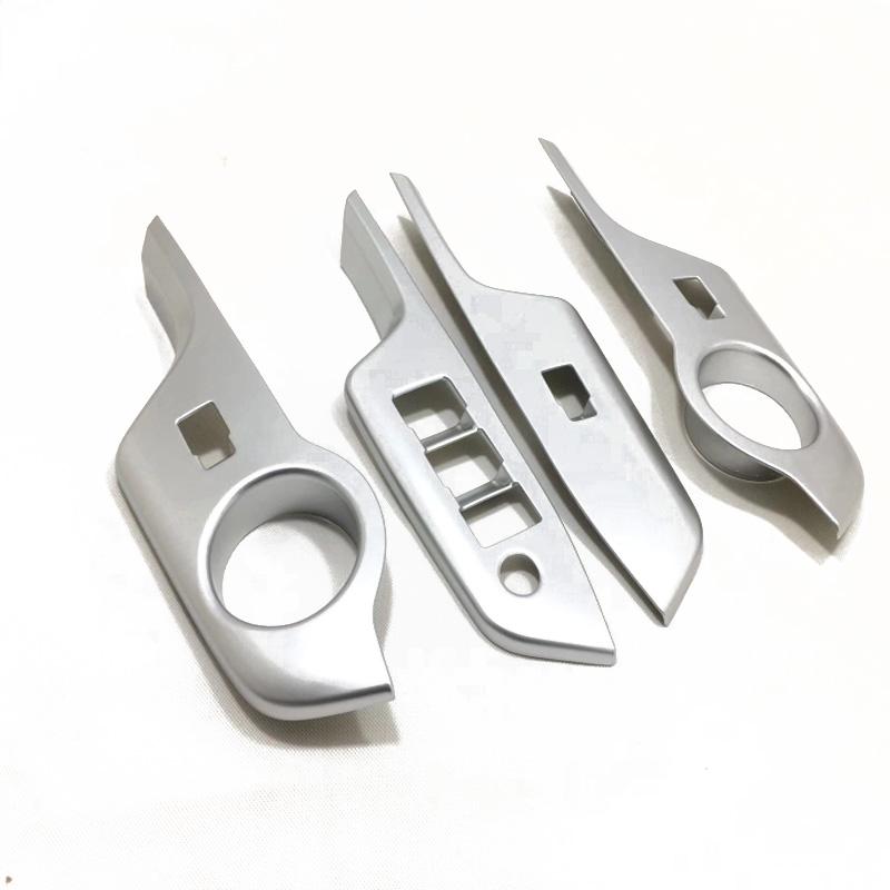 For Toyota Chr C-hr 2016-  Abs Black Front Door Armrest Window Lift Button Switch Cover Glass Control Panle Trim