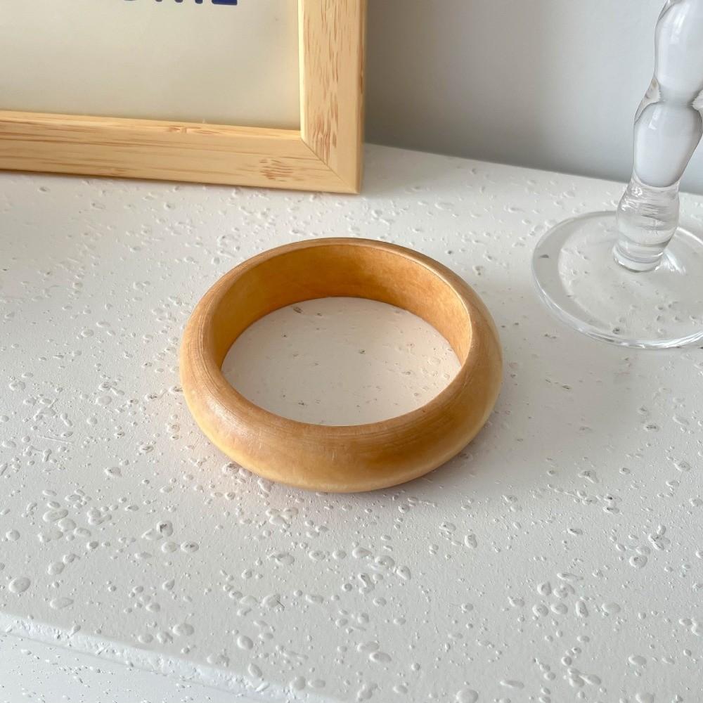 

Thick Round Bracelets Wide Wooden Bangles New Wood Bangles Gifts