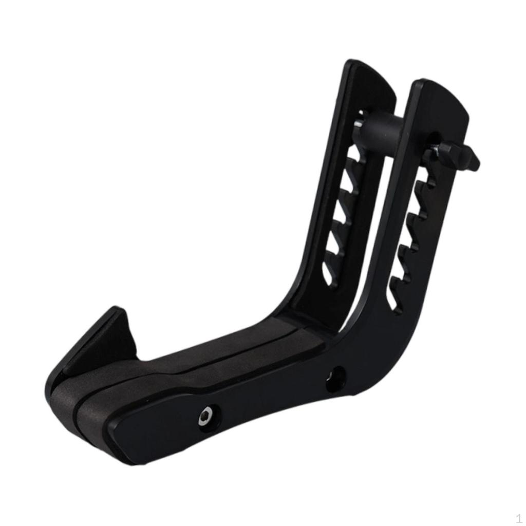 Adjustable Electric Guitar Stand with Footrest, Ergonomic Base, Lightweight Stool, Practical