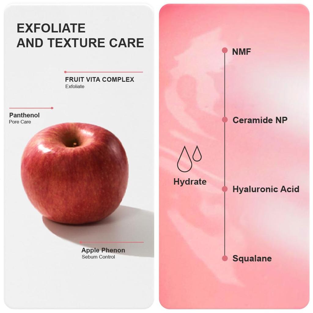 UNGBOON EDITOR Krém pro zklidnění pleti s jablečným peelingem 50 ml – Jemná exfoliace a hydratace