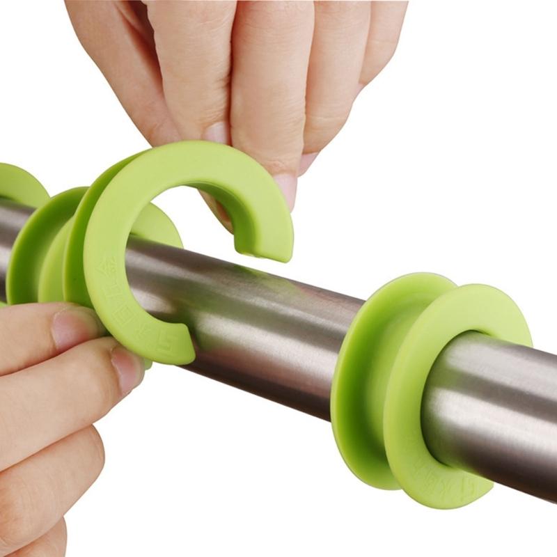 10pcs Silicone Clothes Hanger Fixed Hook Windproof Hanger Fixing Buckle Practical Fixing Ring Prevent Clothes Blowing Down