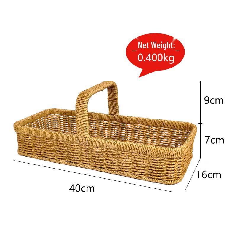 OLOEY Rattan Hand-Woven Storage Basket