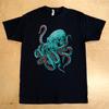 Octopus Design T-Shirt with Kraken Illustration