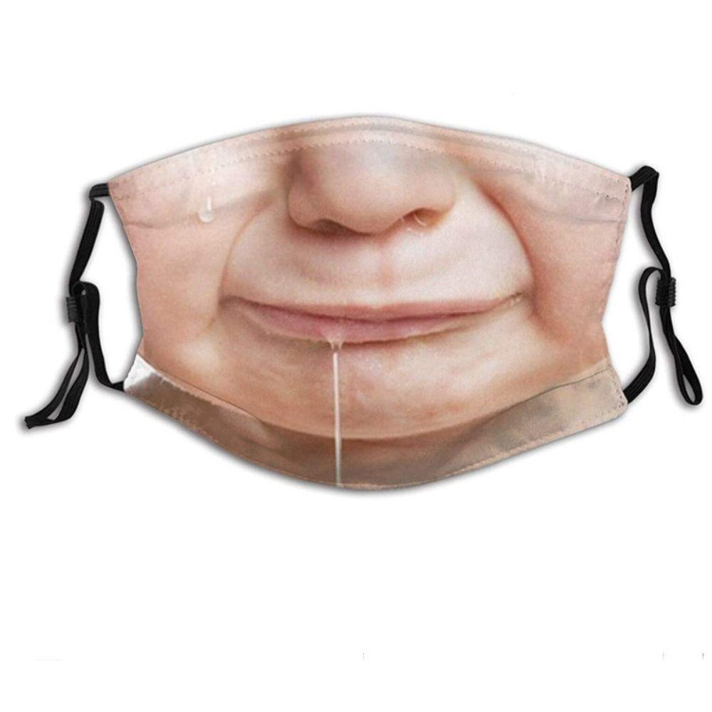 

Personality Funny Printed Mask Facial Expression Party Cosplay Mask Winter Outdoor Style 29