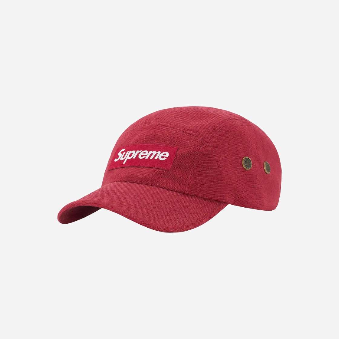 

Кепка Supreme из матовой ткани Cordura Бургундия 22FW -