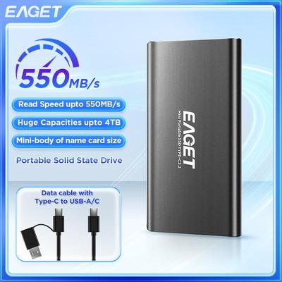 External SSD Portable SSD USB 3.2 Gen 2x2 for PC and Mac Photographers, Content Creators and Gaming SSD External Drive