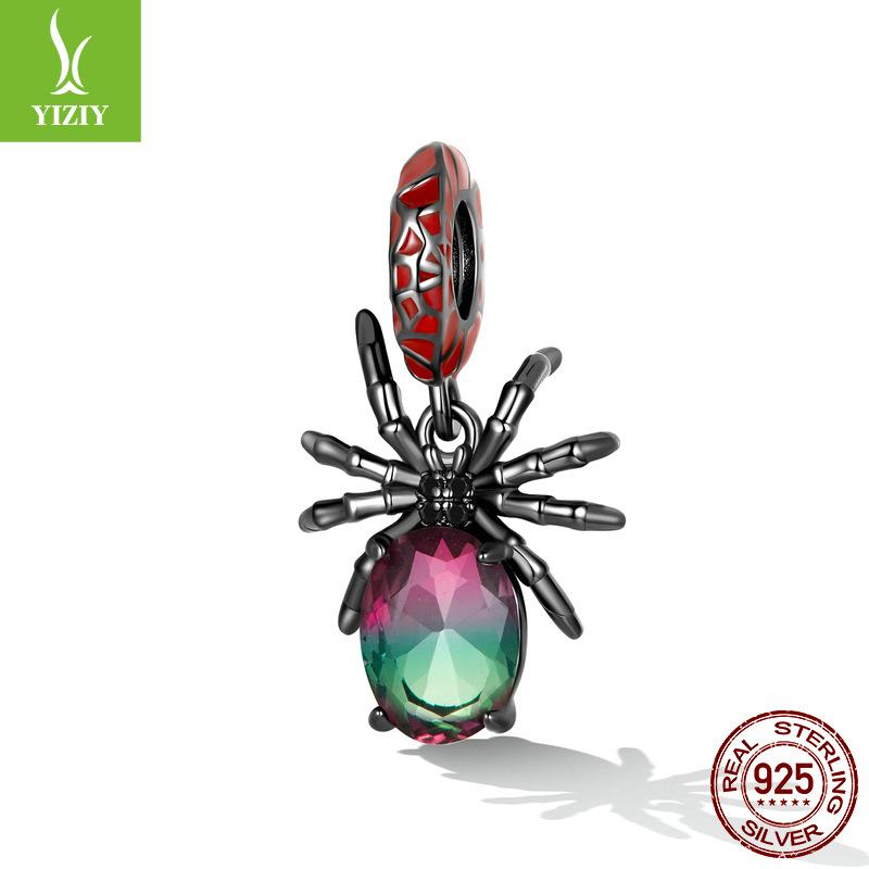 S925 Sterlingsilber Bienenanhänger Zubehör, Nischen-Premium-Insekt DIY Armband Perlen Schmuck