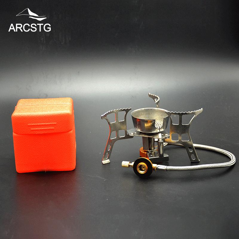 ARCSTG Dış Mekan Pişirme Seti: Taşınabilir Kamp Kettle'ı, Tava ve Vahşi Doğa Maceraları için Gereçler.