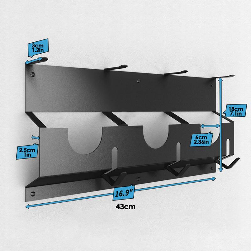 Wall Mount Angle Grinder Holder Angle Grinder Stand Angle Grinder Disc Grinder Cable Storage Rack For Cutting Polishing Machines