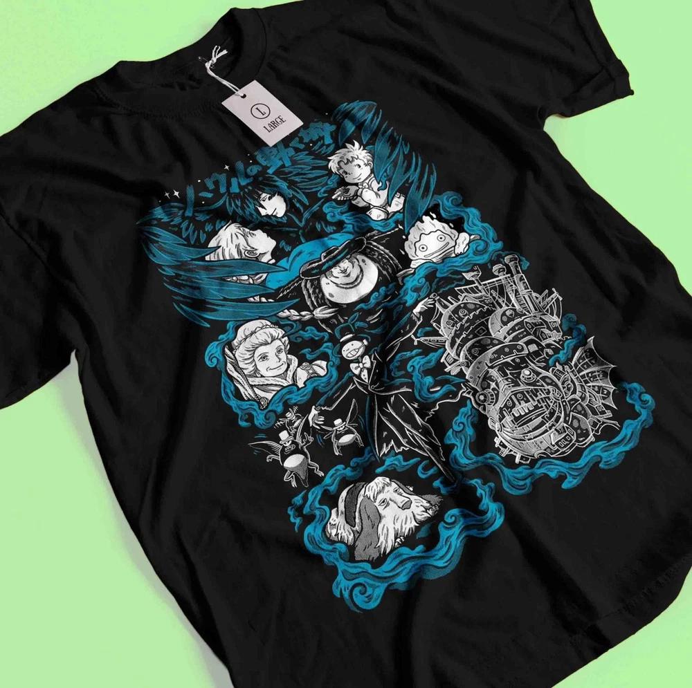 Howls Castle Shirt Howl Tshirt Sophiecalcifer Ghibli Anime Ver5 S