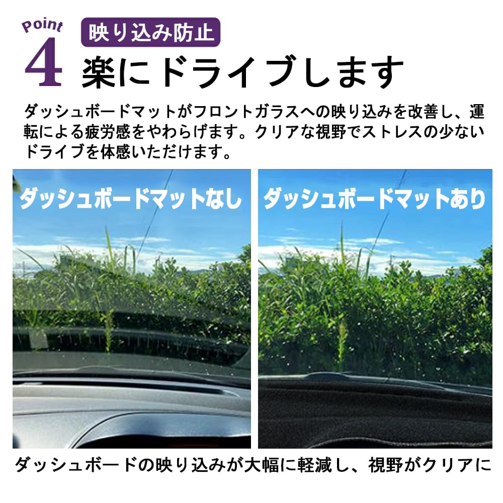 SAWAKAKI Toyota Harrier 80 Series Exclusive Dashboard Mat with HUD Sun Protection Deterioration Prevention Protective Mat Polyester Material Logo