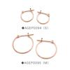 Bloom K10 Pink Gold Hoop Earrings (S) 0202-1699-0018-0000