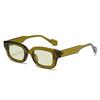 SO&EI Retro Kleine Rechteckige Sonnenbrille Damen Bonbonfarben Tönungen UV400 Quadratisch Herren Sonnenbrillen