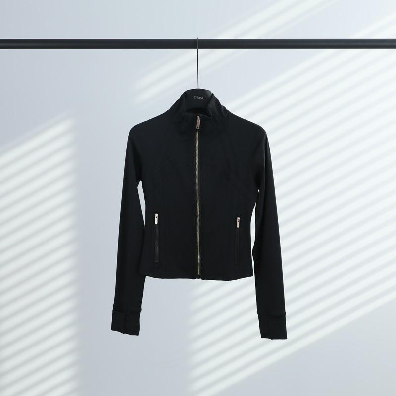 Lulu Define Short Stand Collar Jacket Women Slim Fit Yoga Running Activewear