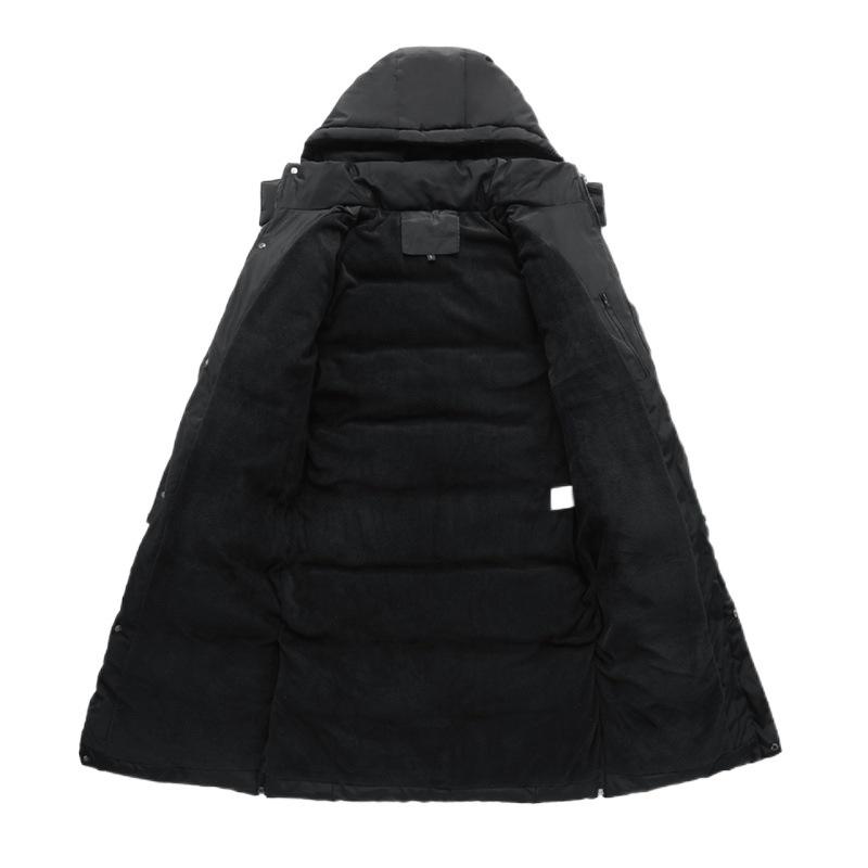 2025 Winter Long Over-the-Knee Couple's Sports Cotton Coat - Warm, Casual, Cold-Protection