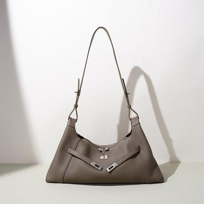 Borsa a tracolla in pelle a vento pigro, nuova, di alta gamma, con motivo a litchi, alla moda, casual, da pendolare