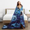 Blanket Shark Blankets Fleece Throw Blanket Ultra Soft Flannel Bed Blanket Warm Fuzzy Plush Blanket 50"X40"