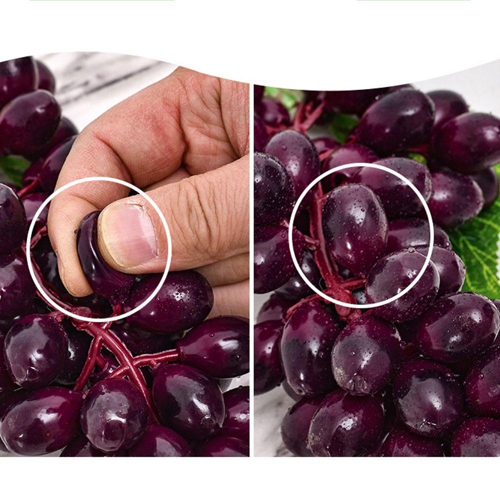 Fake Fruit Models Hanging Artificial Fruit Plant Decoration Simulated Fruit Grape Skewers  Props