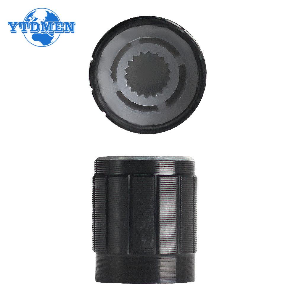 5/10PCS Potentiometer Knobs Caps 15x17mm Black Aluminum Alloy Potentiometers Knob Cap 6mm for Rotary Switch Volume Control