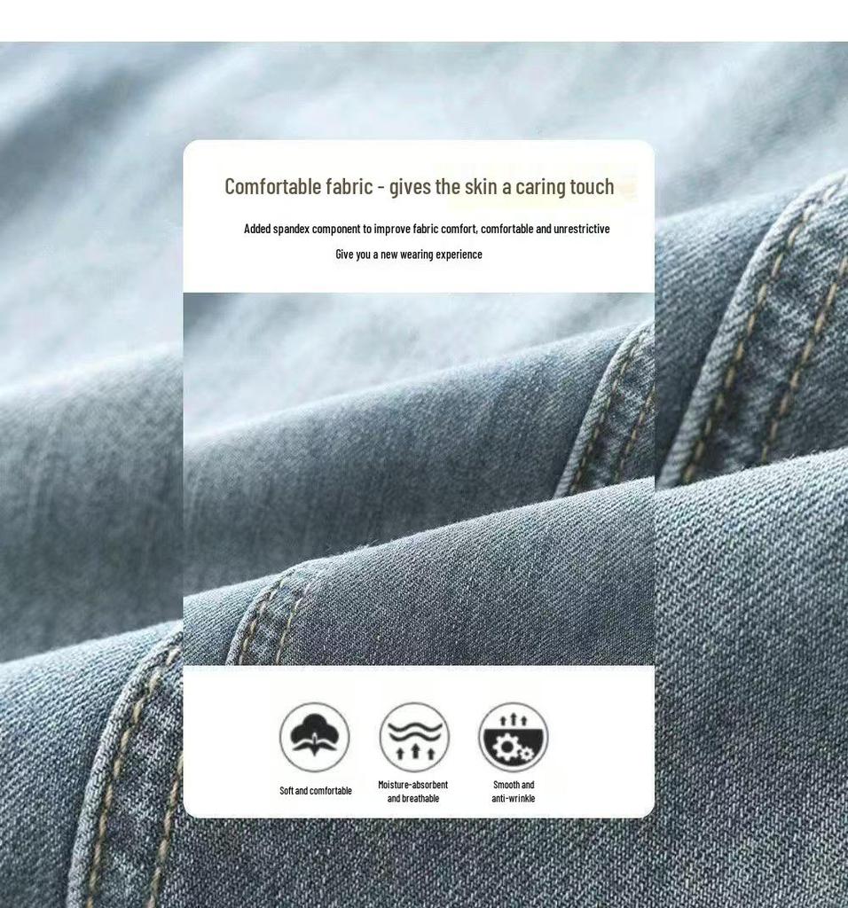 2026 Spring/Autumn Blue High Waist Slim Fit Wide Leg Jeans for Plus Size Pear-Shaped Women