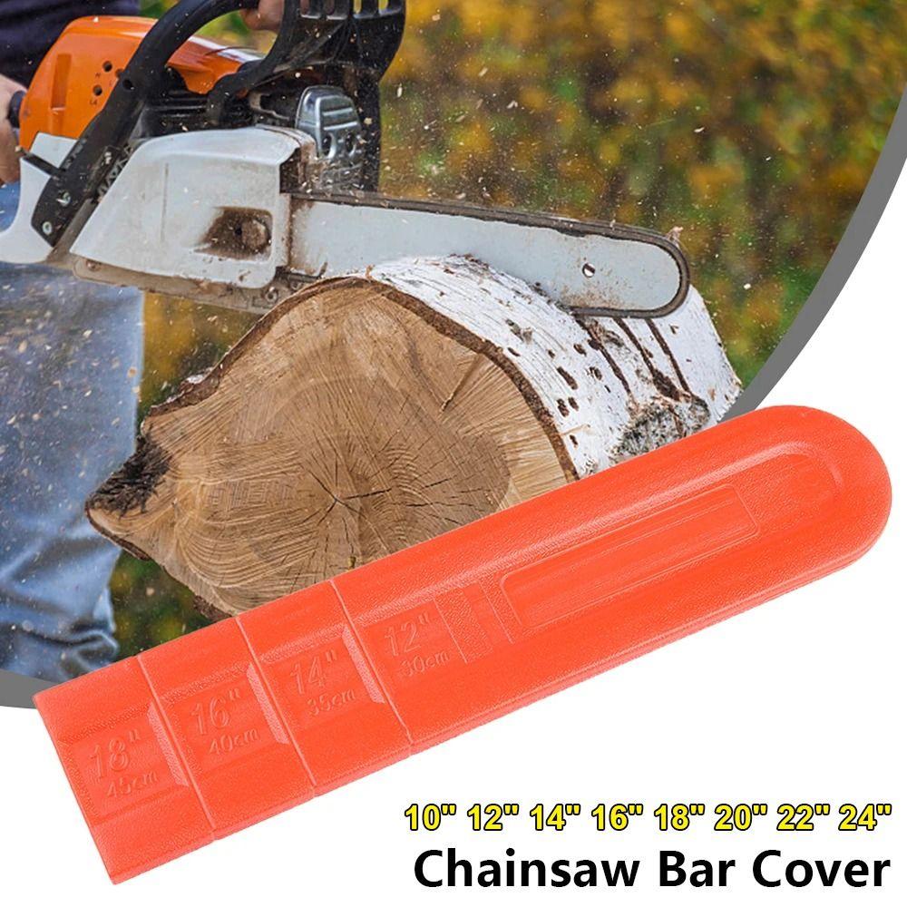 1Pcs New 10-24inch Chain Saw Guide Cover Anti-scratch Plastic Chain Saw Bar Protector Plate Guard Cover Power Tool Accessories